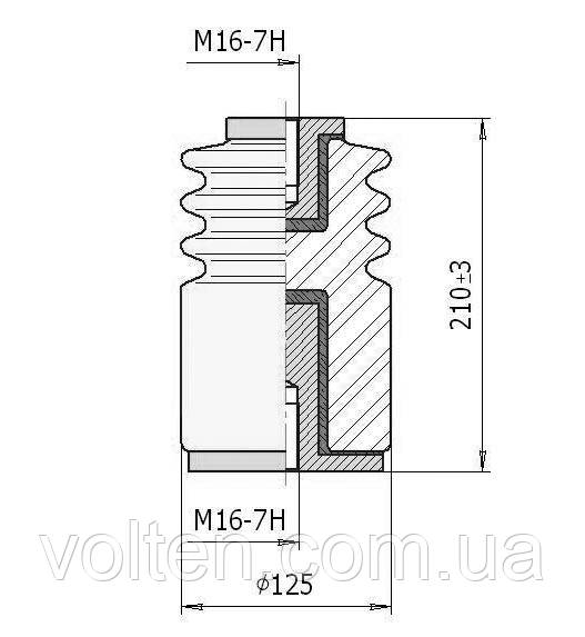 Изолятор И8-125 УХЛ3
